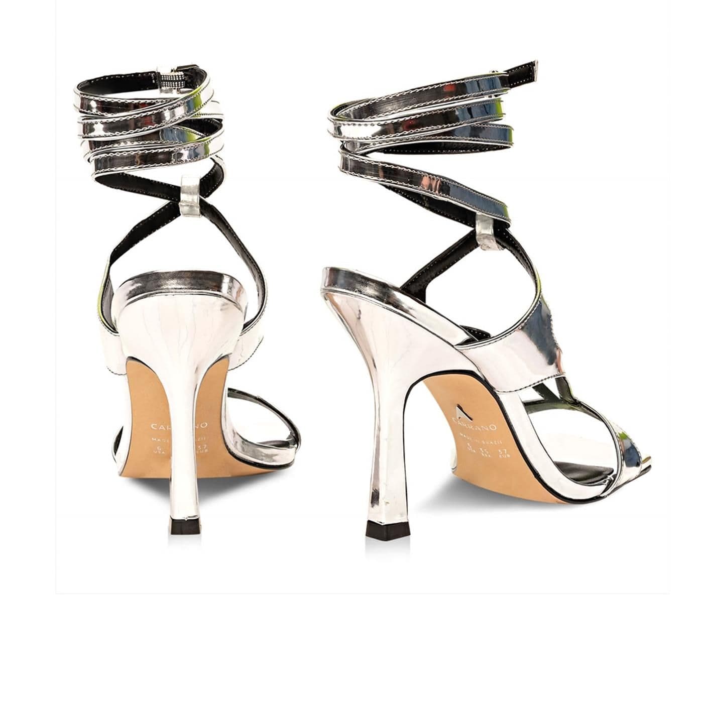 274040 SANDALIA TACON spechio glam silver - image