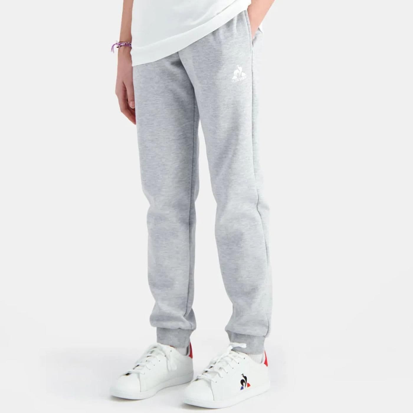 ESS Pant Slim N°1 Enfant gris chiné clair