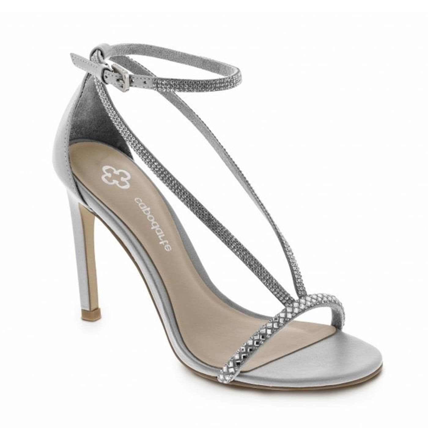 4017310-5 SANDALIA TACON prata image.