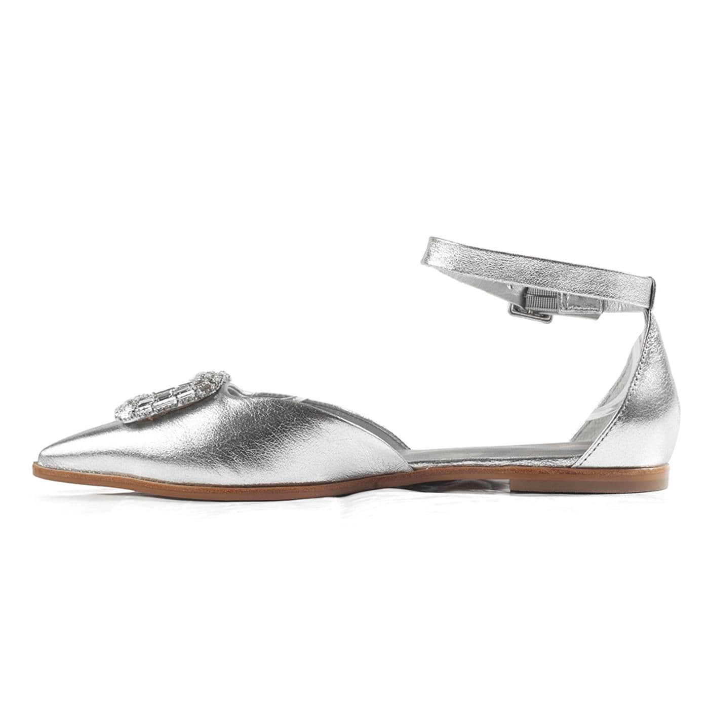 Zapato Tacon 710005 crack silver - image