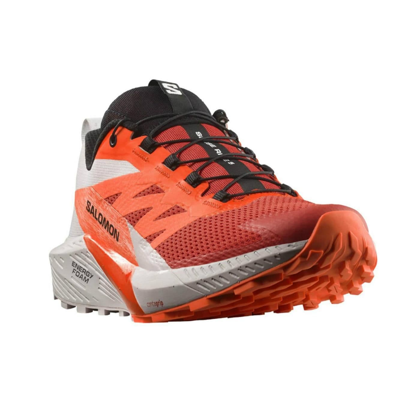 SENSE RIDE 5 lunar rock/shocking orange/fiery red - image