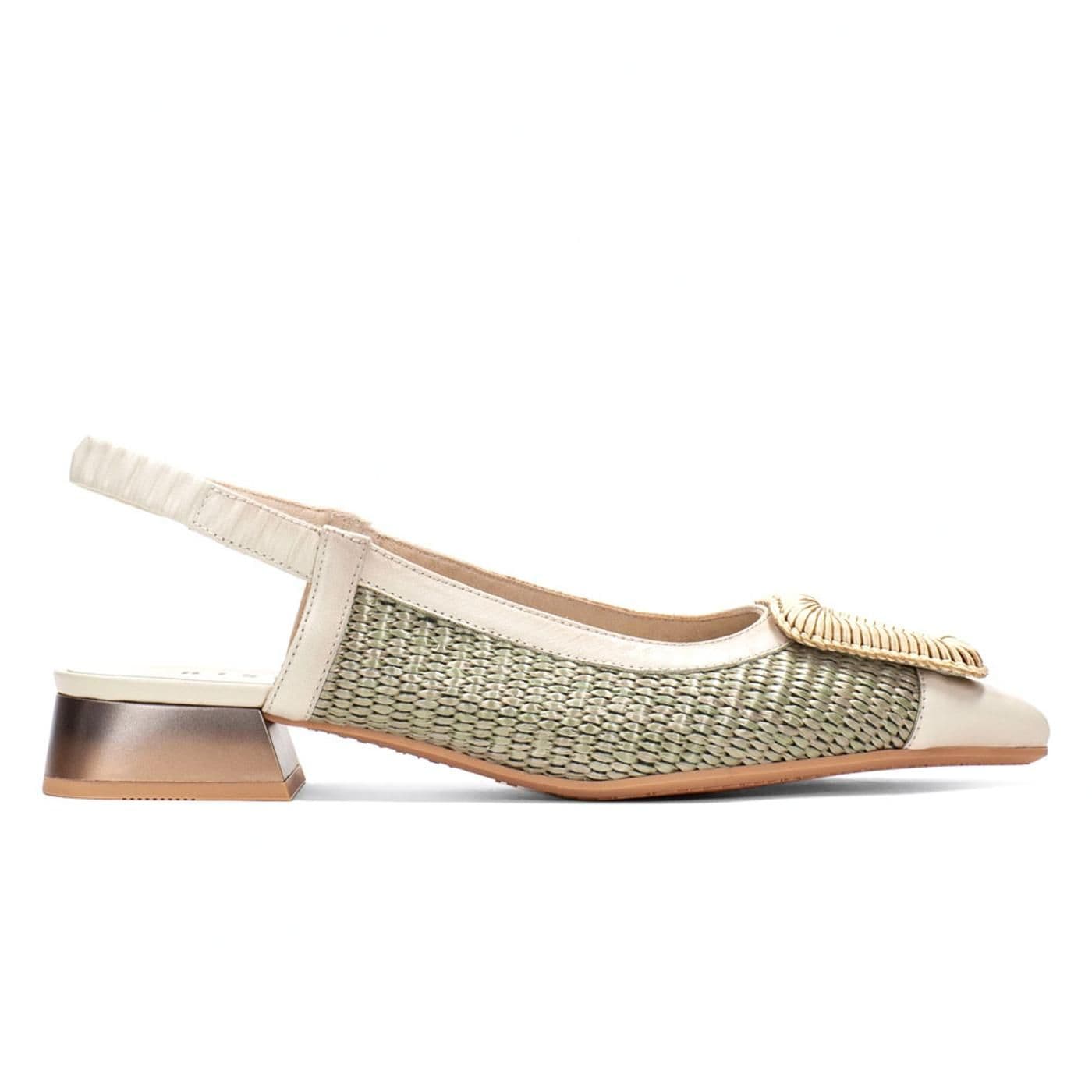 SANDALIA DALI latte/black