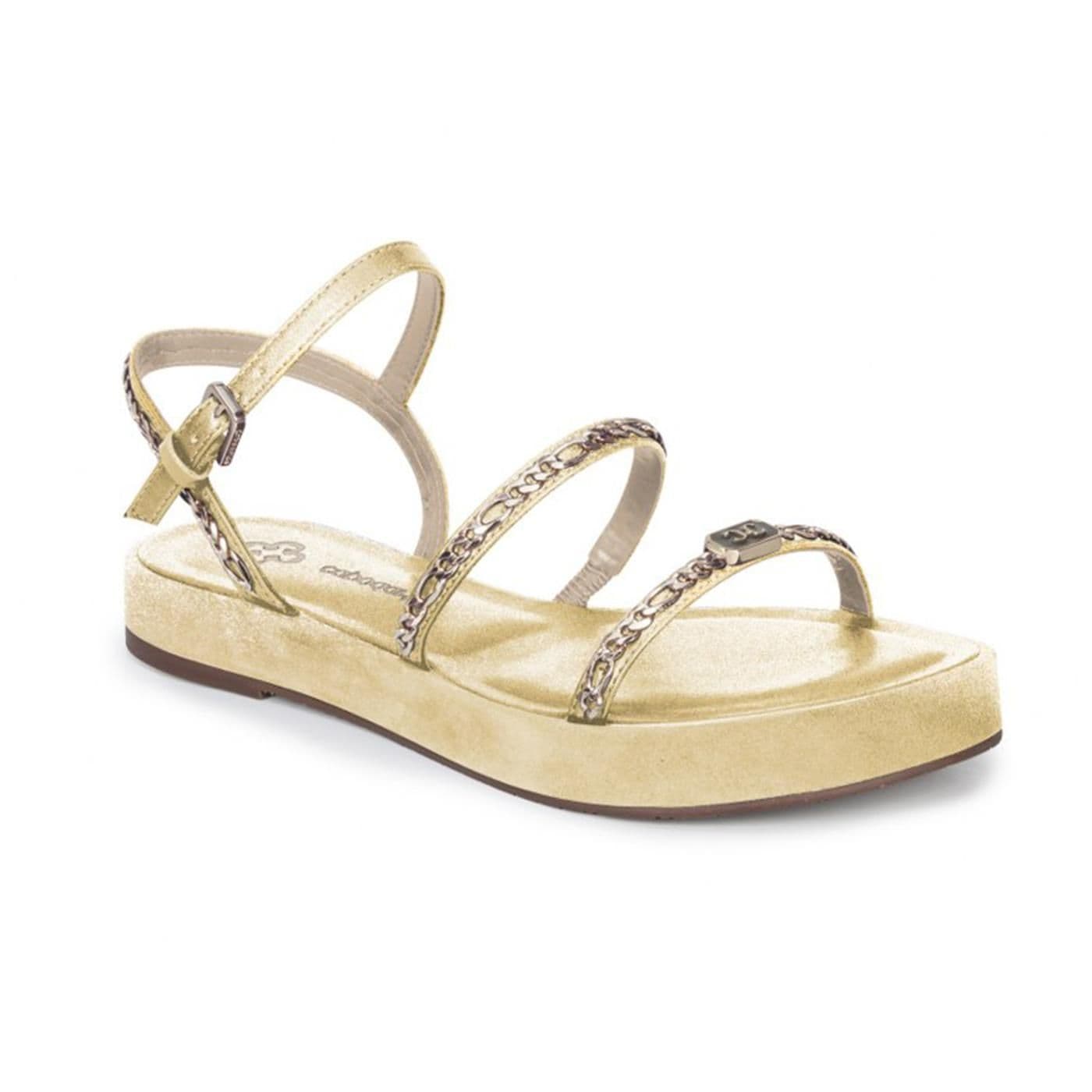 4016663 SANDALIA BAJA crema image.