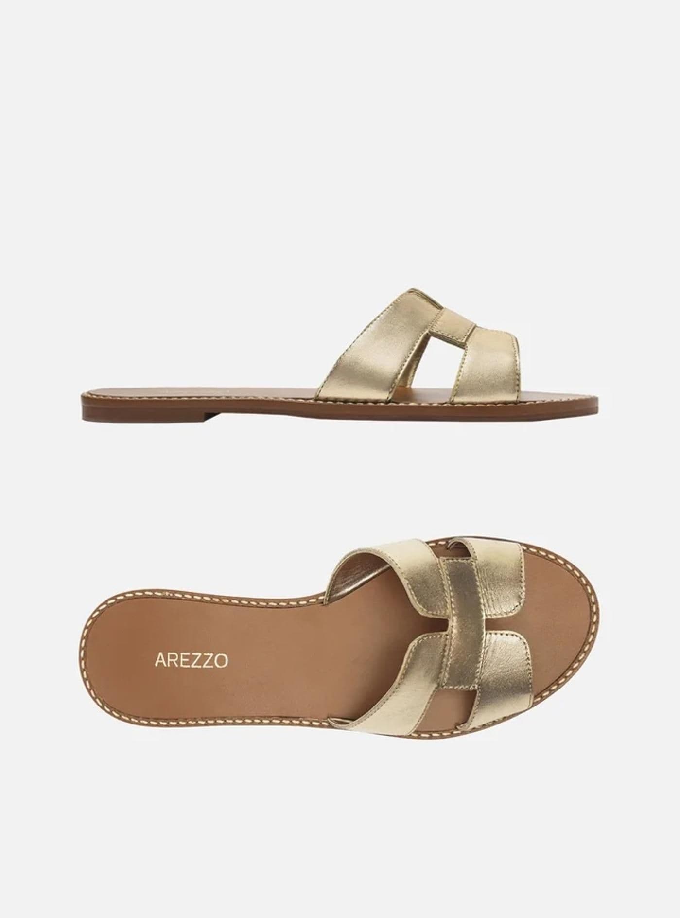 Sandalia Piel xrtg - platino - image