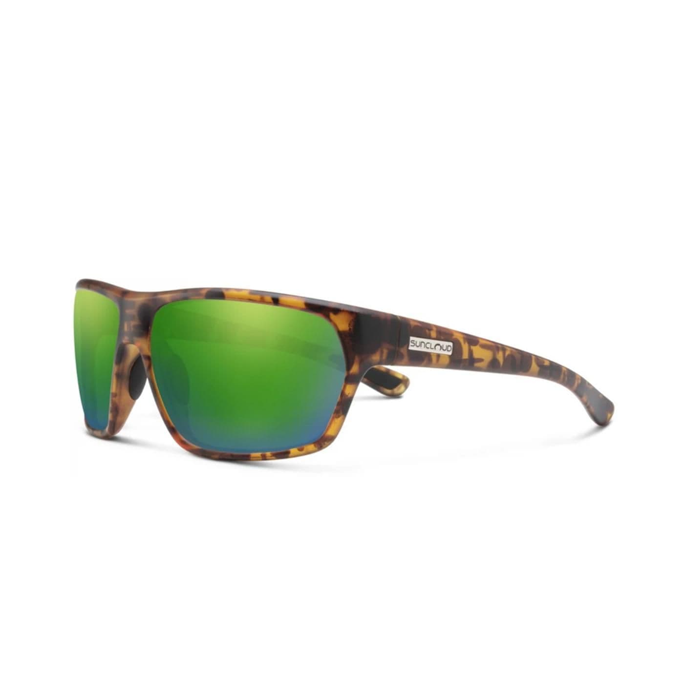 Quiver matte black + polarized gray green lens image.