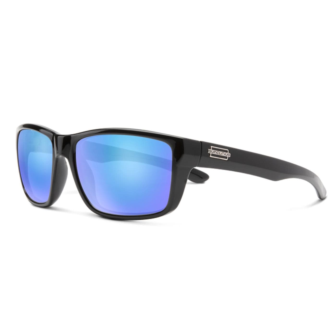 Mayor black / polar blue mirror - image