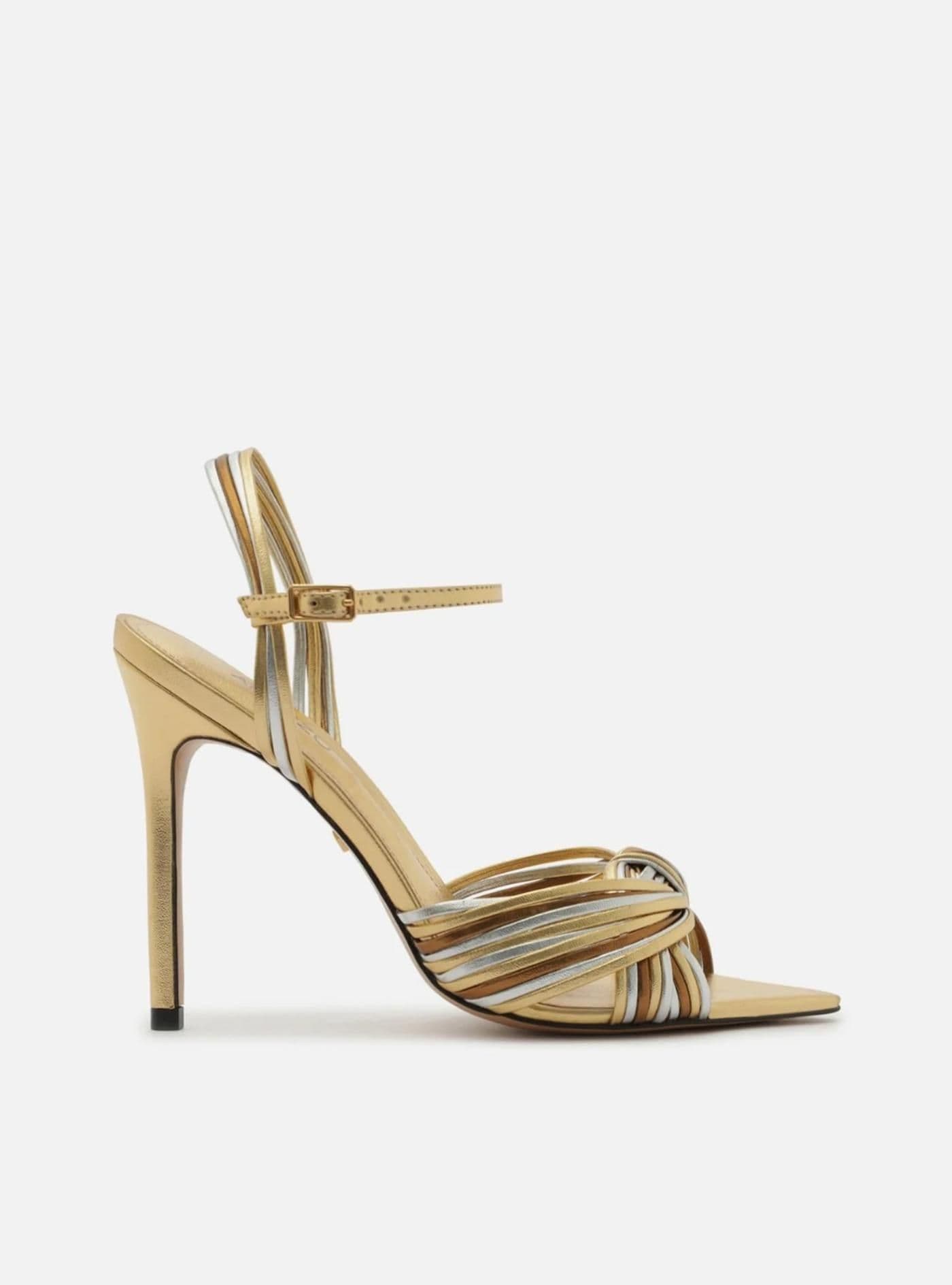 Sandalia x2skm - ouro/silver/bronze - image