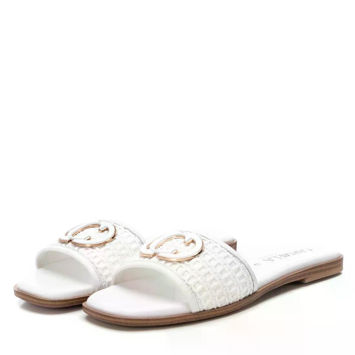 SANDALIA PIEL 162193 blanco - image
