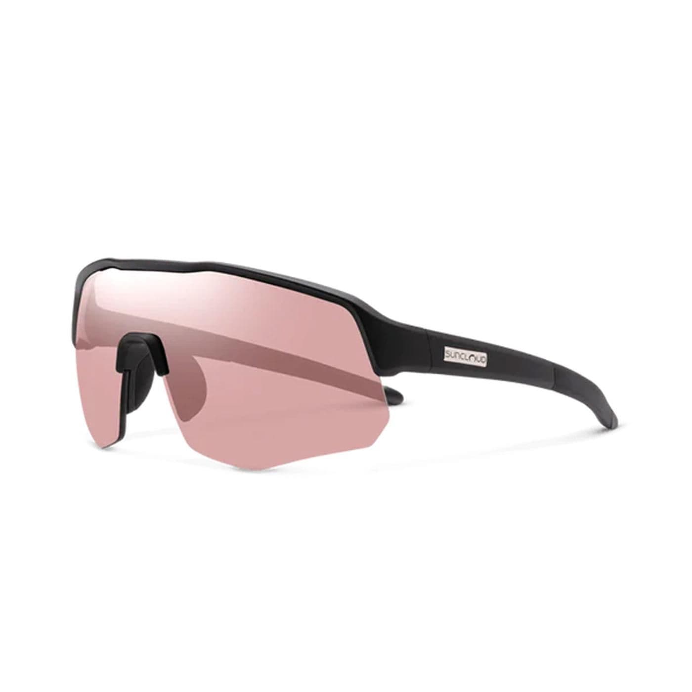 Cadence matte black + polarized low light rose