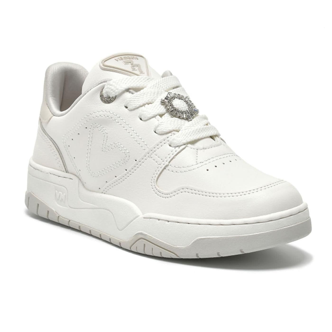 TENIS CASUAL 276-003-03 milk/branco/gelo/prata
