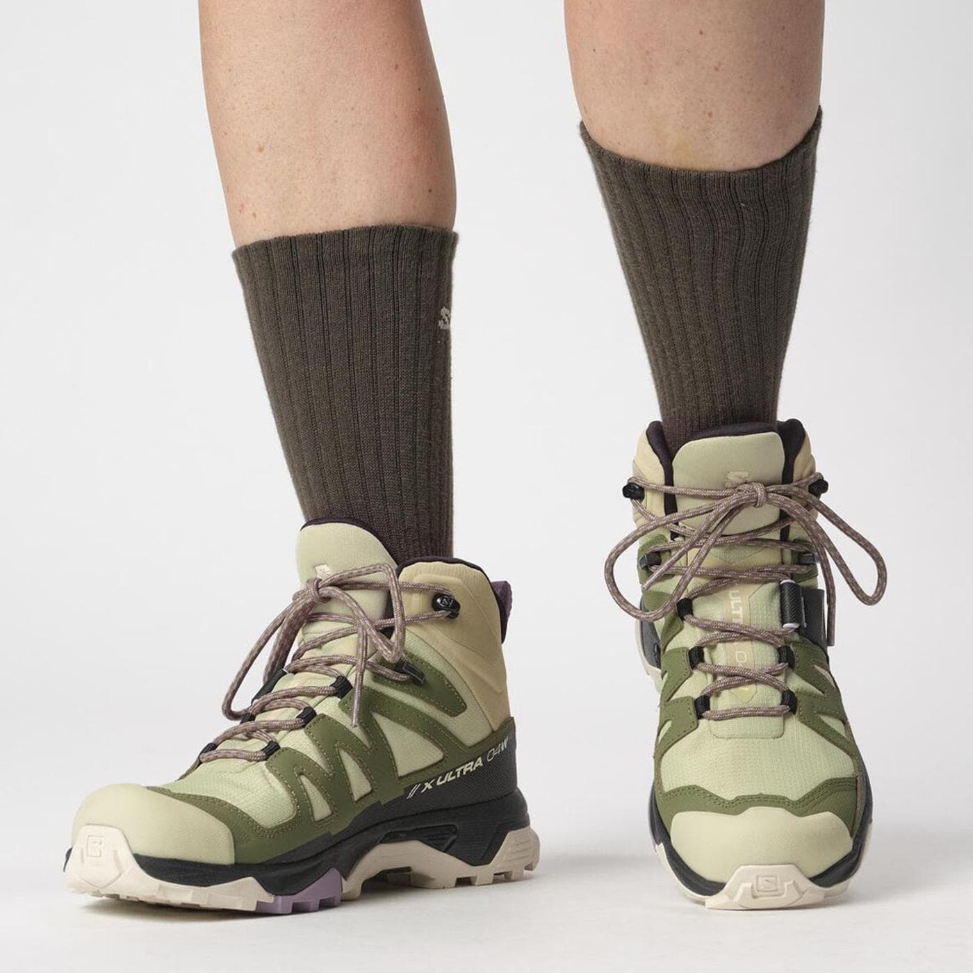 X ULTRA 4 MID GORE-TEX alfalfa / deep lichen green / almond milk - image