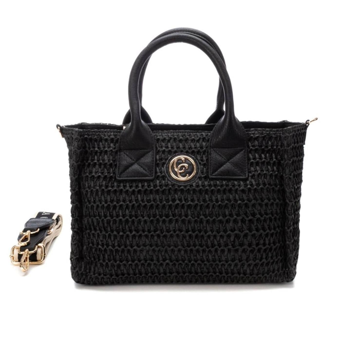 BOLSO PIEL 186133 negro image.