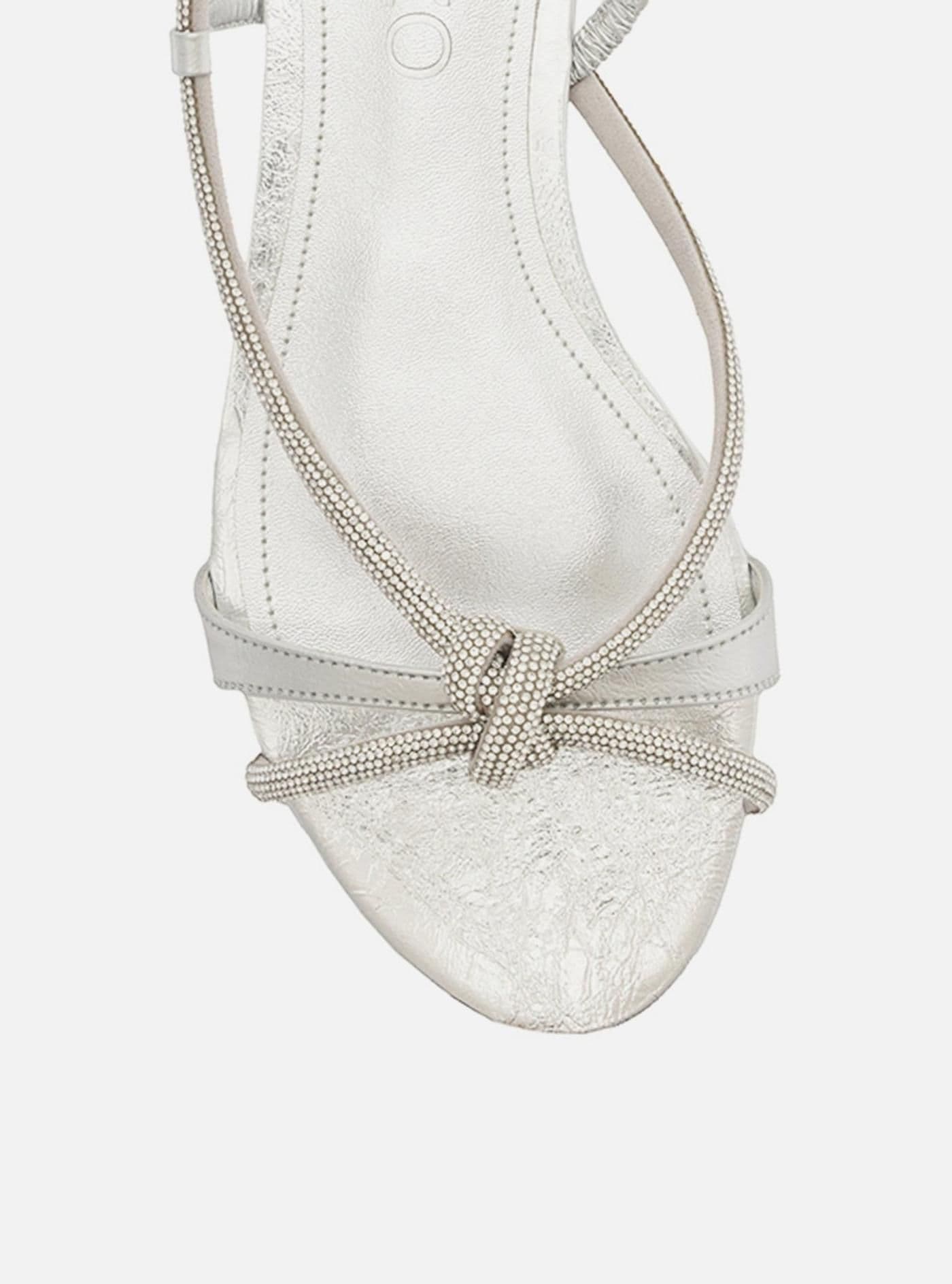 Sandalia A1351500050002U aluminio/cristal/prata - image