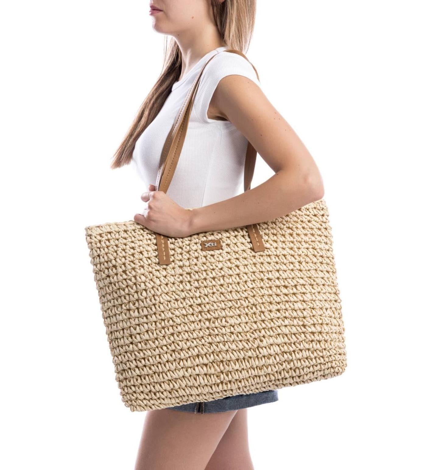 BOLSO SRA 184287 beige - image