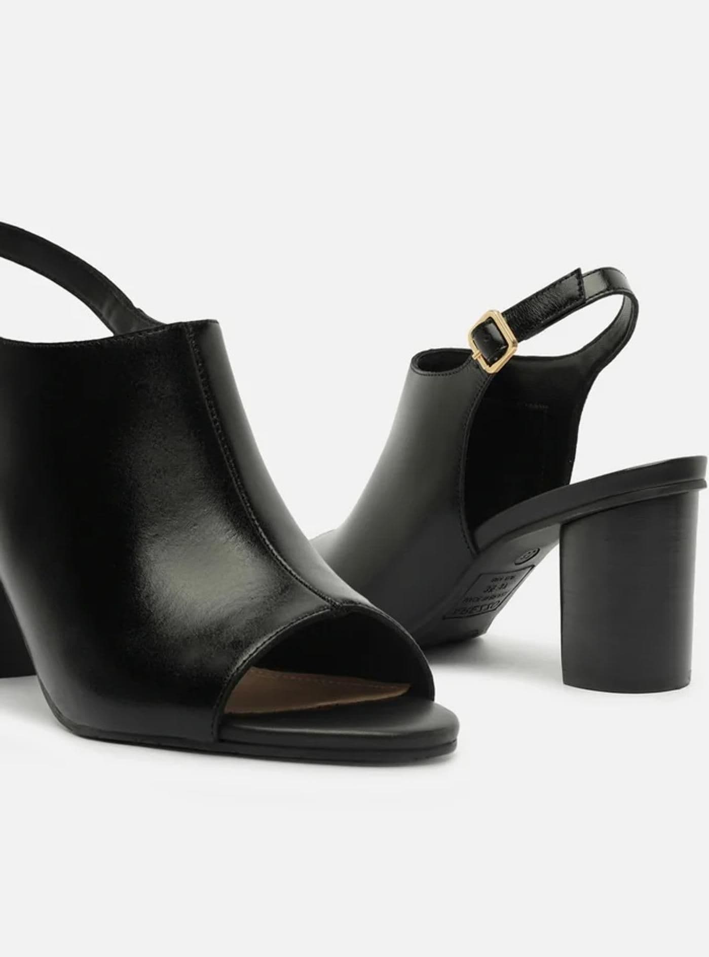 Sandalia Piel x0 - preto - image