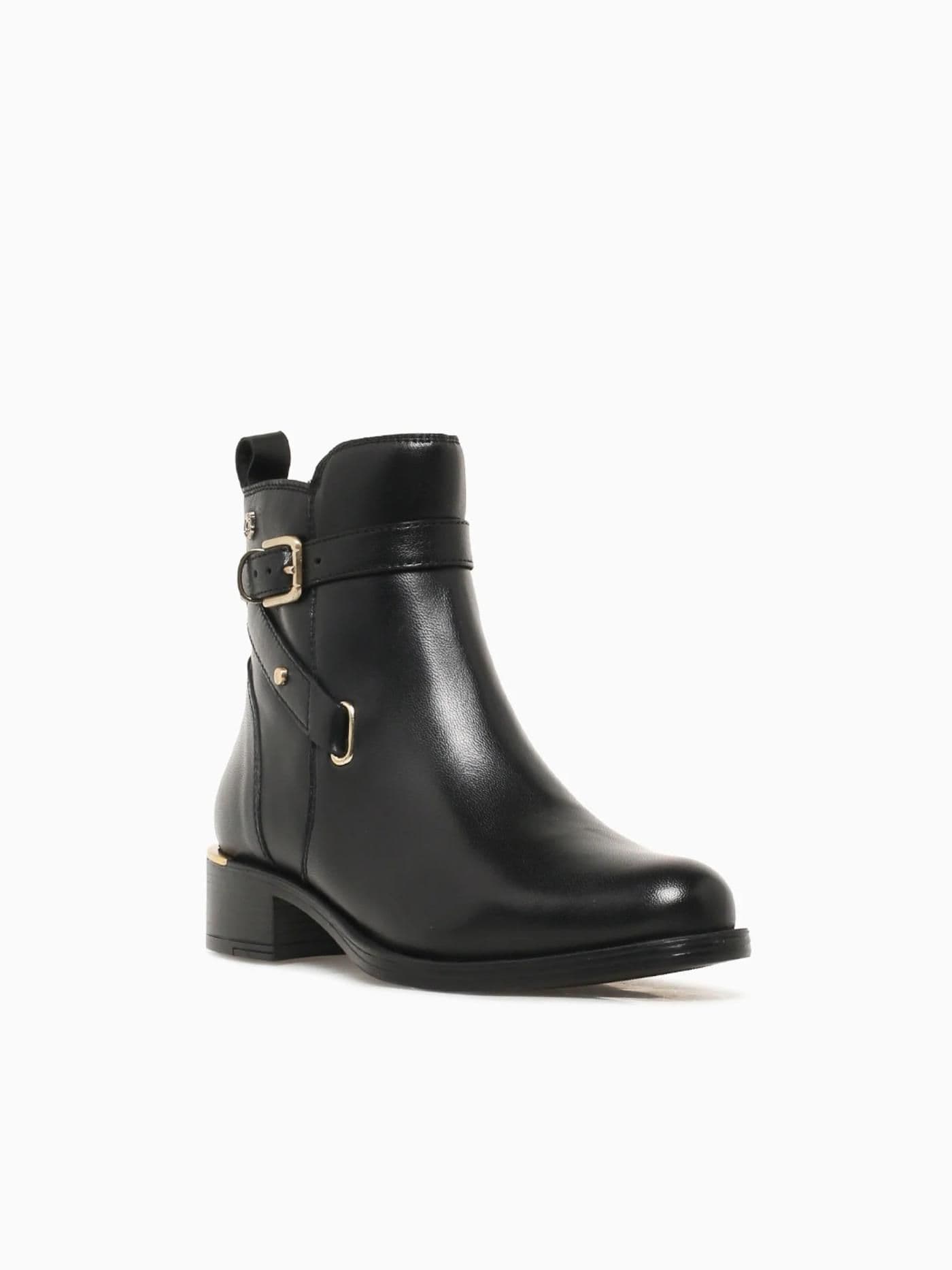 ZAPATILLA DE PIEL SRA 162475 negro - image