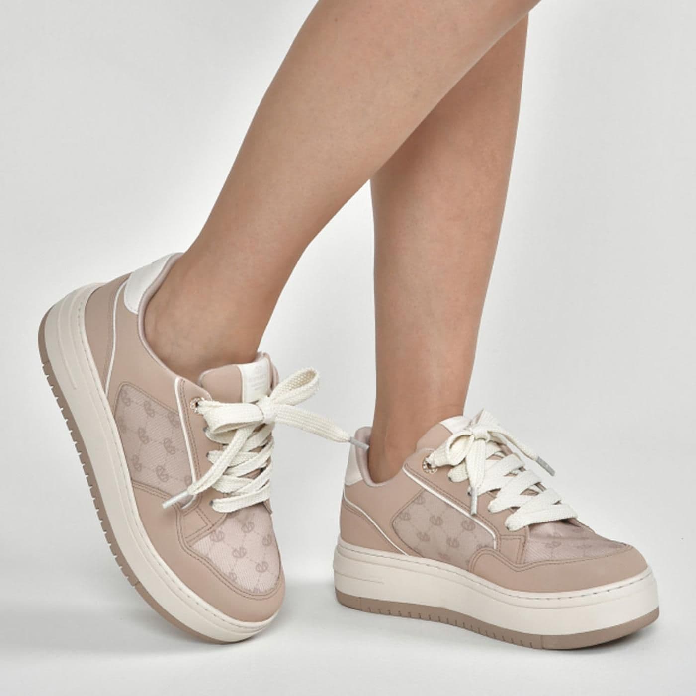 tenis casual creme/creme/marfim i23 - image