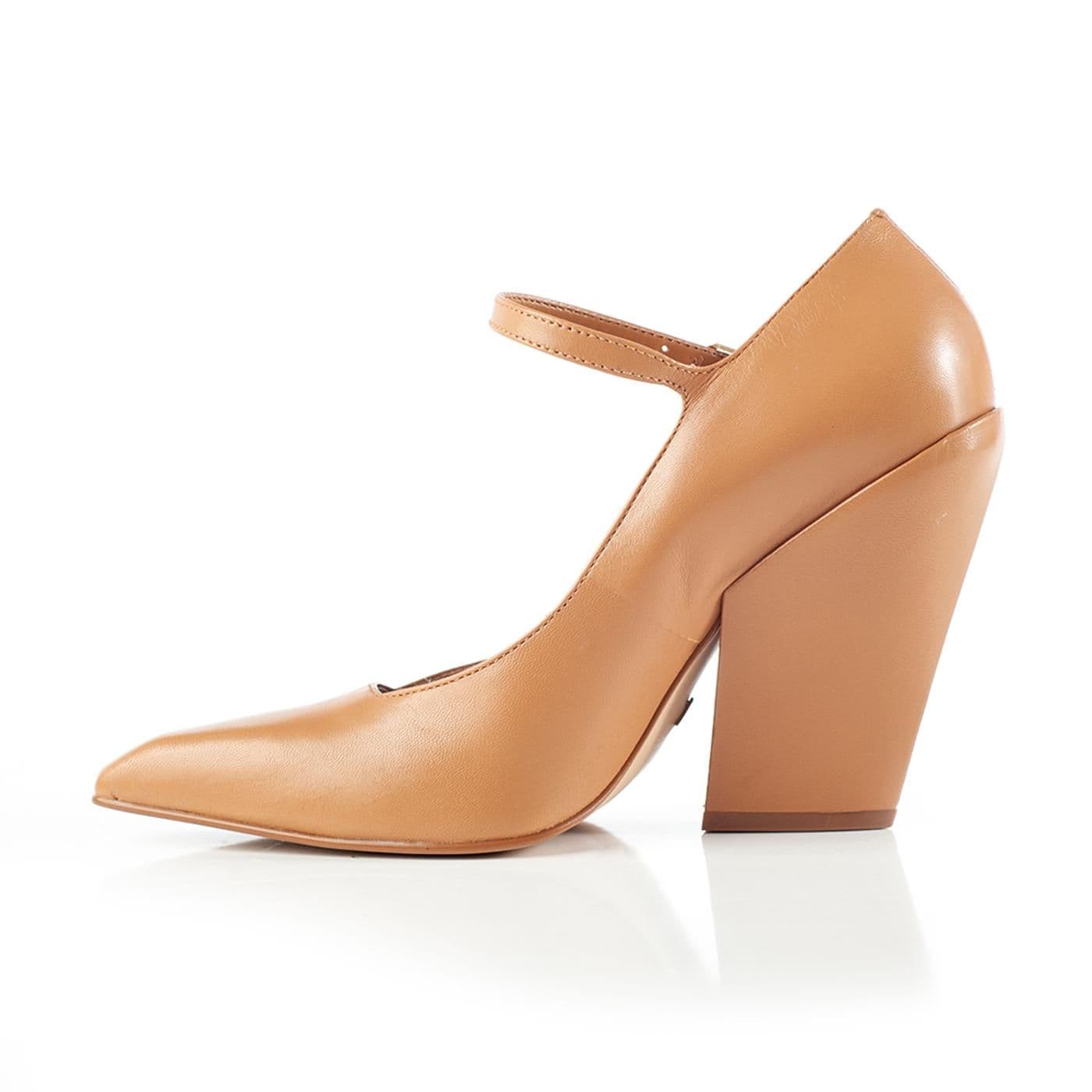 618001 ZAPATO_CERRADO TACON vegetal peanut - image