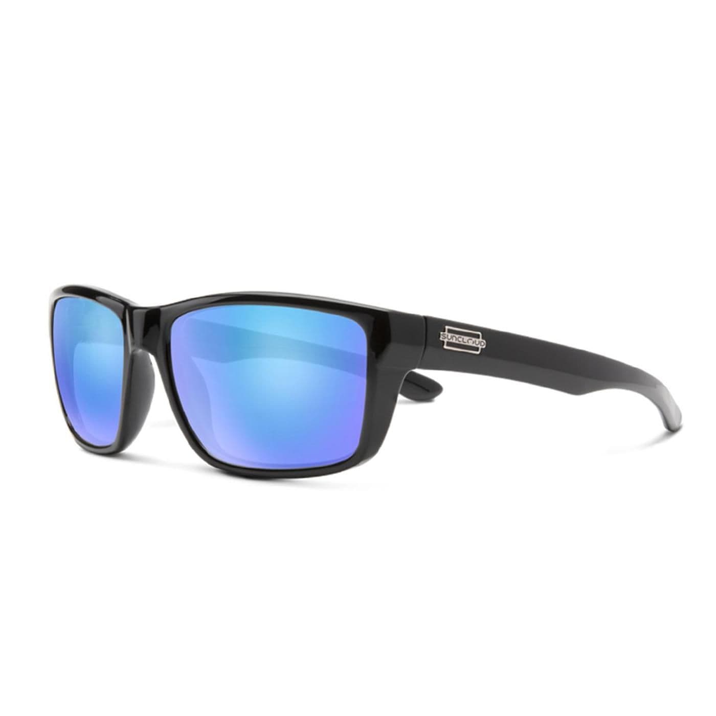 Mayor black / polar blue mirror