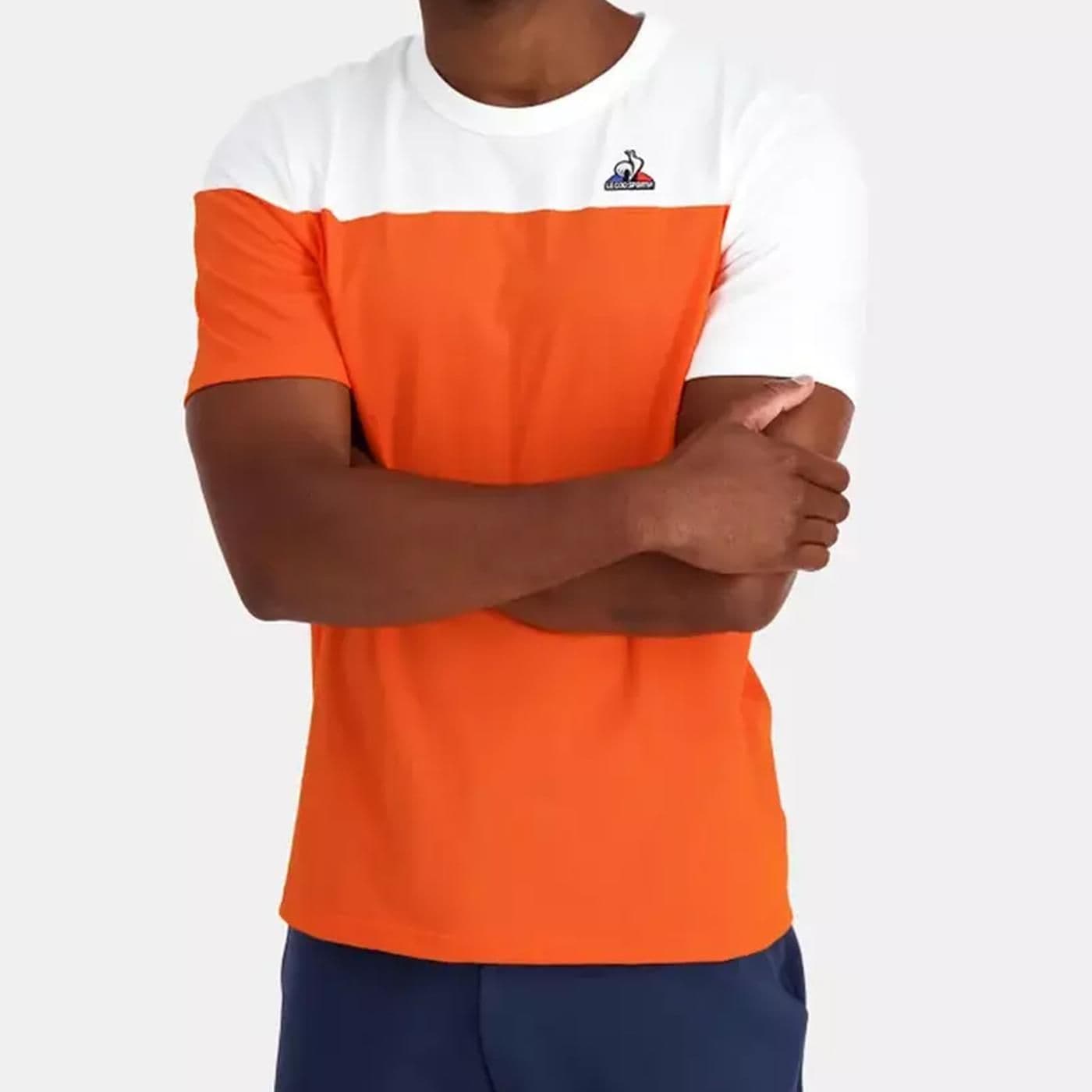 BAT Tee SS N°3 M scarlet ibis/new optica - image