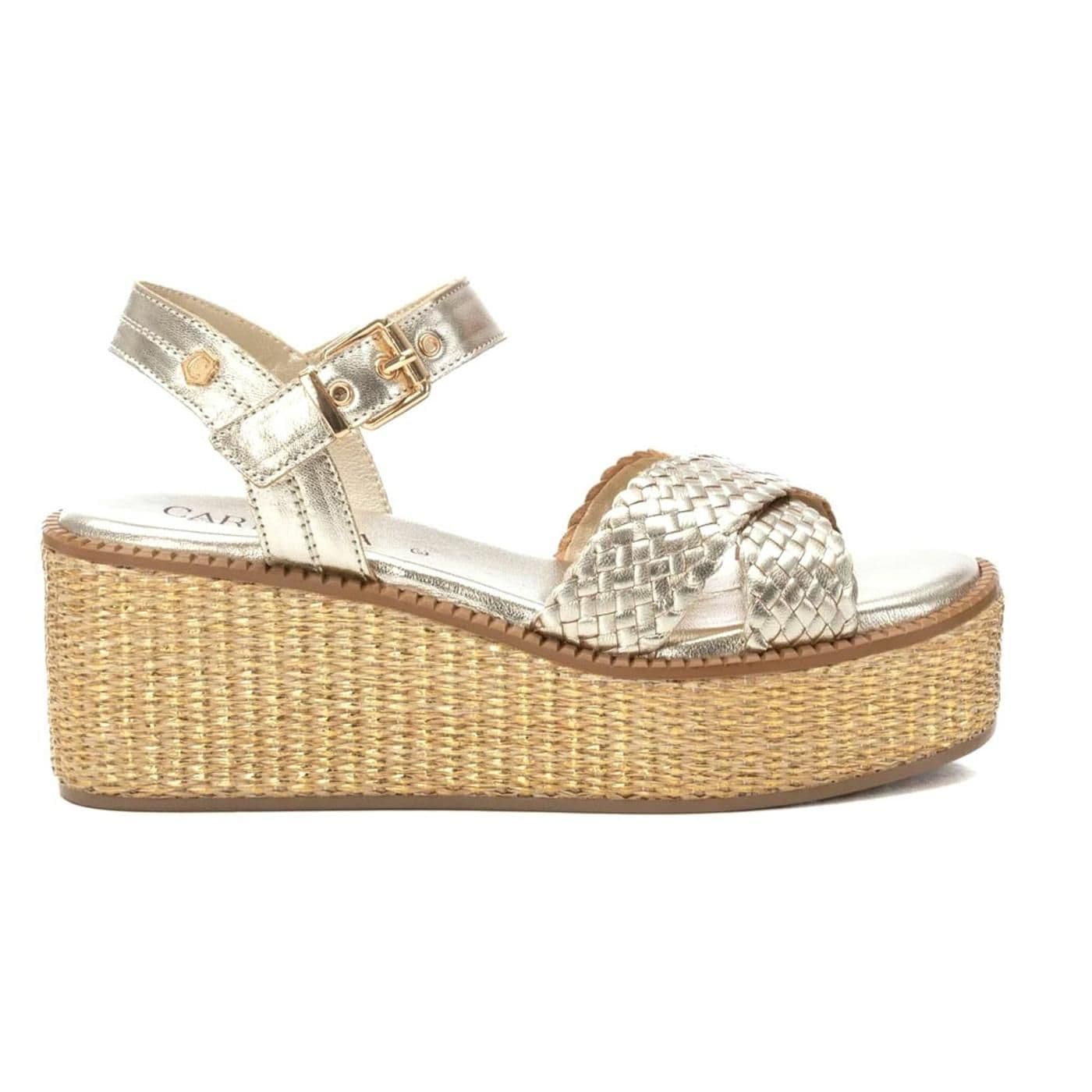 SANDALIA DE PIEL 162361 oro