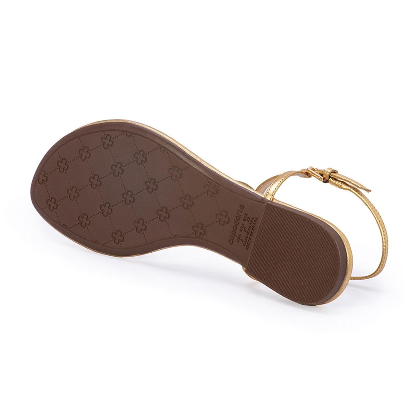 SANDALIA 4015672 mestiço metalizado ouro - image