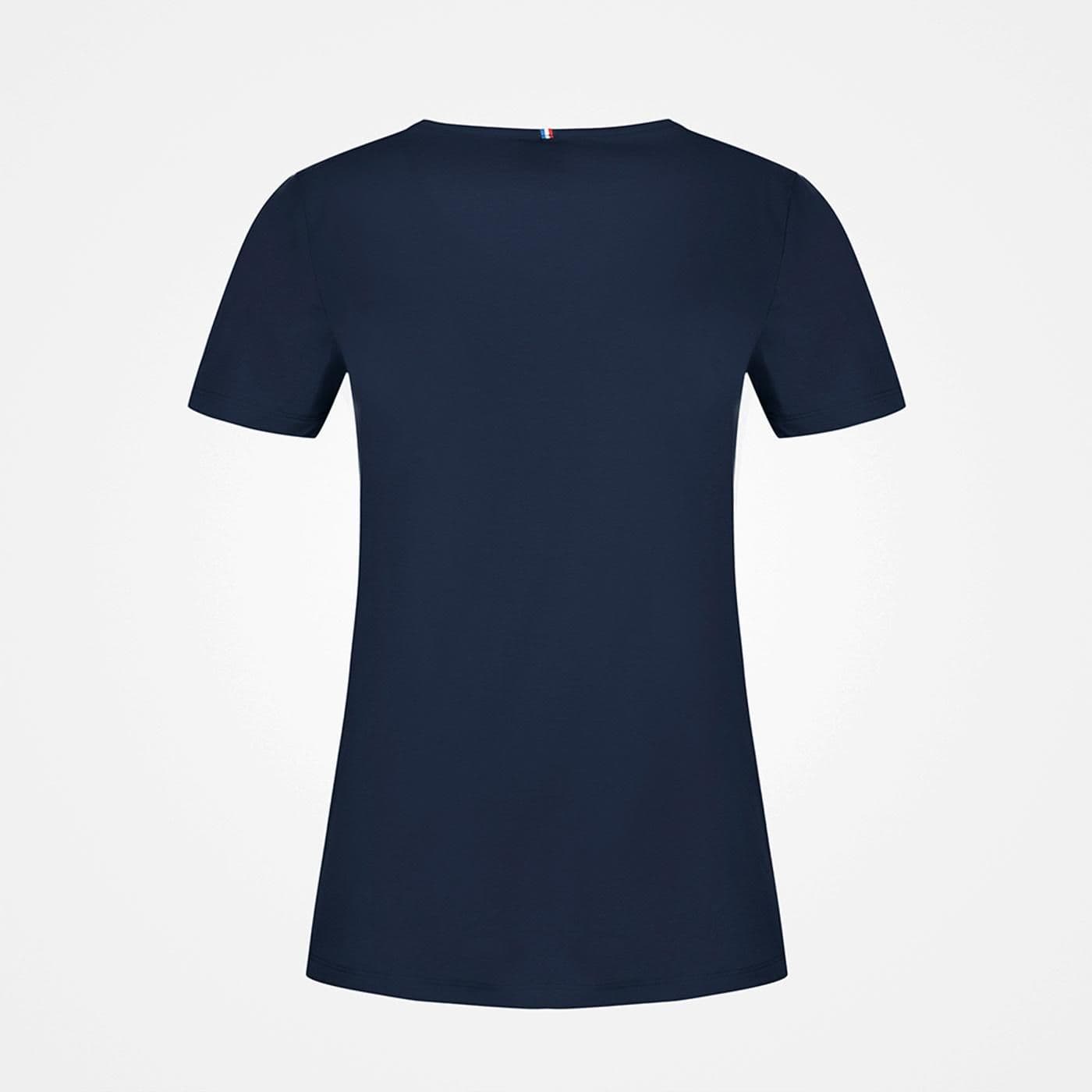 ESS Tee SS Col V N°2 W bleu nuit - image