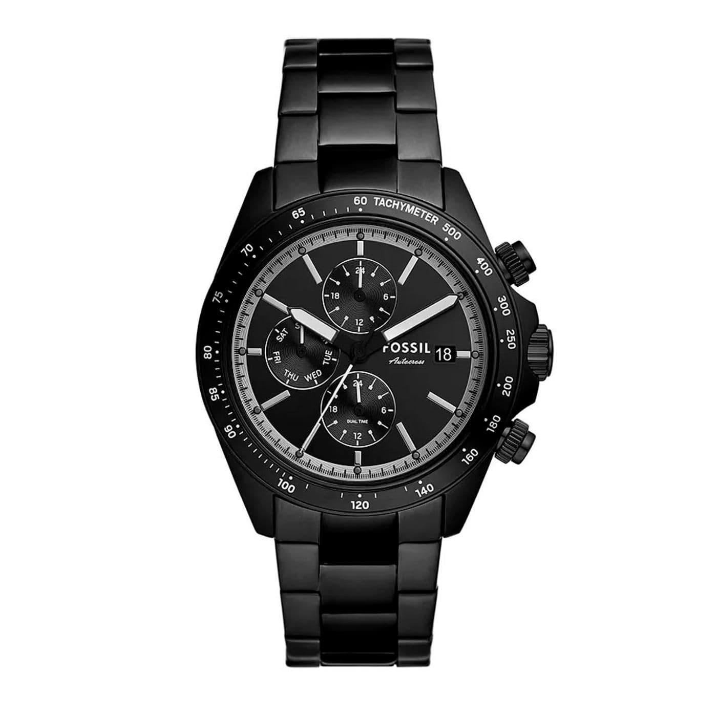 Reloj multifunción para autocross black