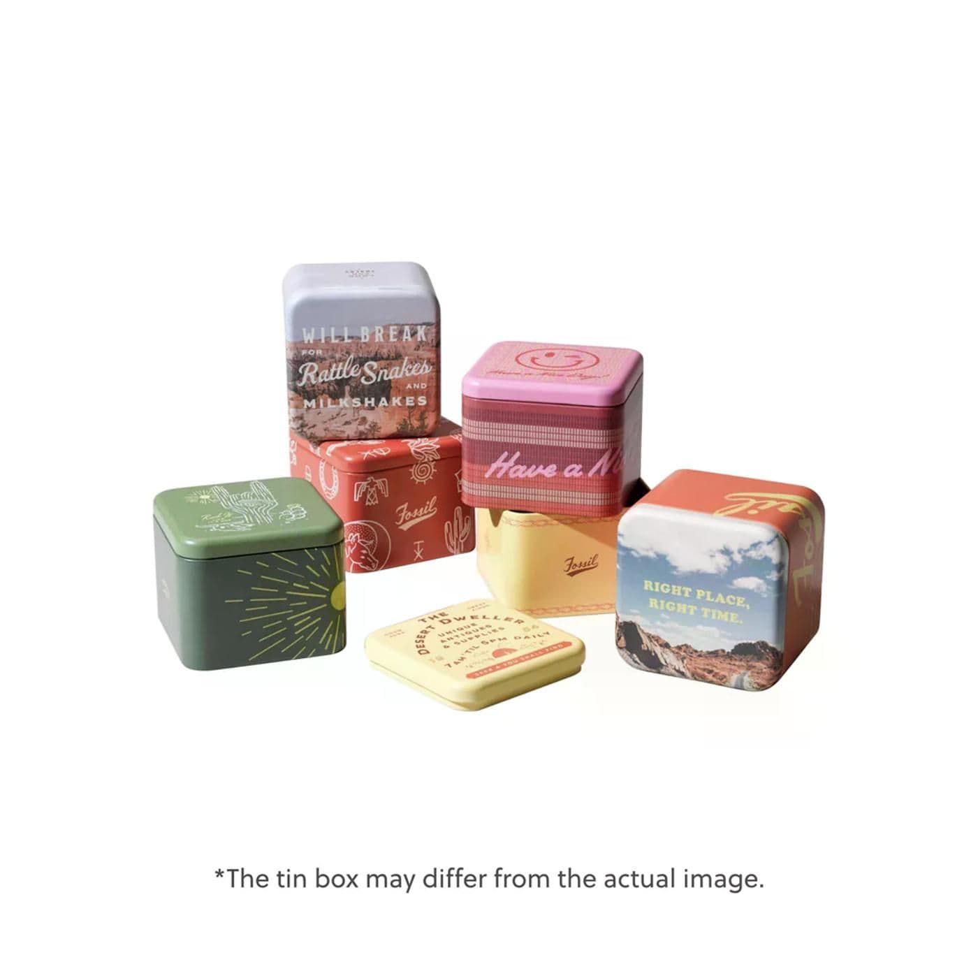 FOSSIL BLUE GMT silver - image