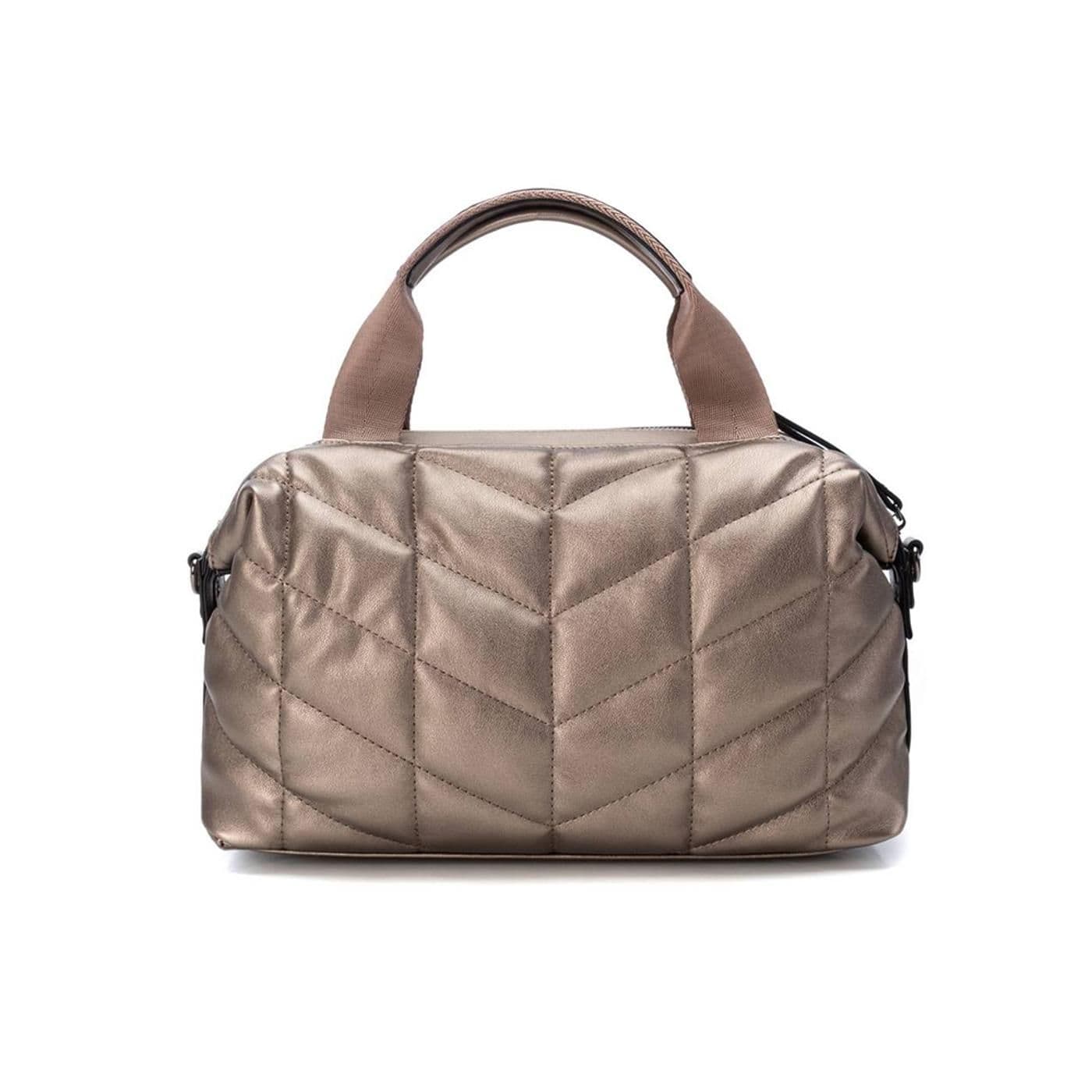 184231 BOLSO SEÑORA BOWLING 18X33X12 bronce - image