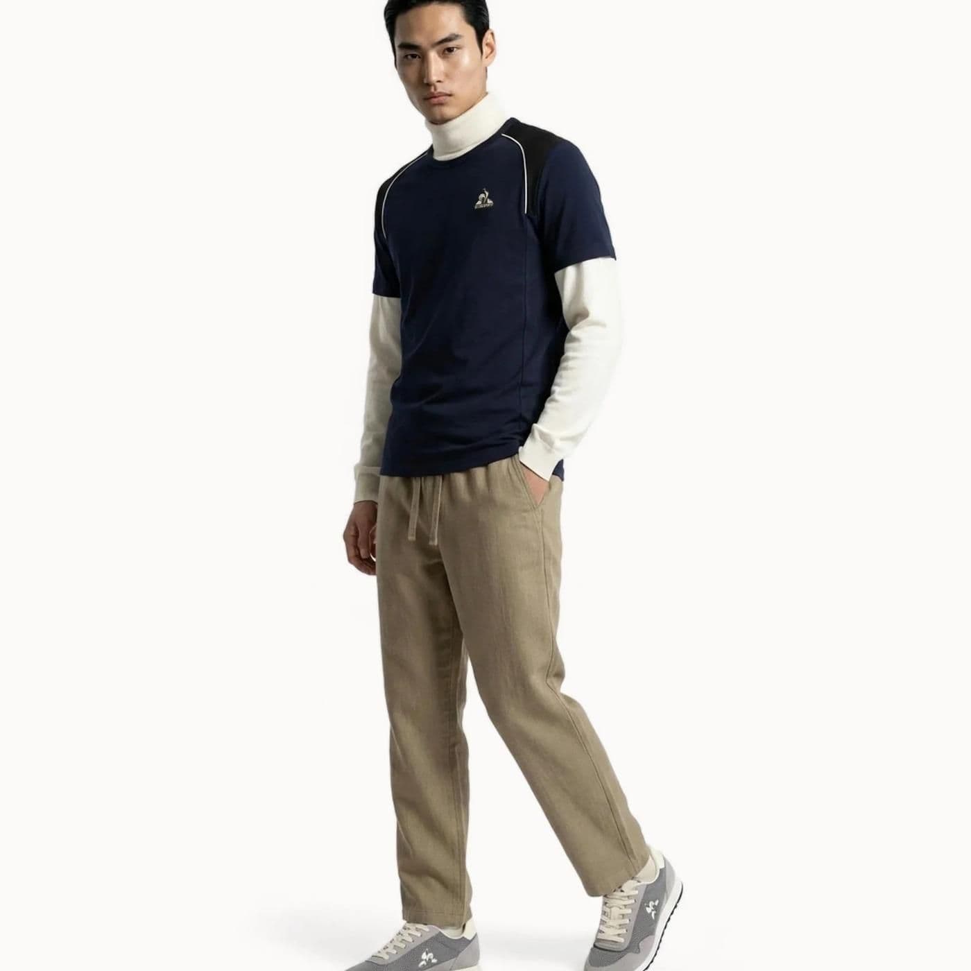 COQ D'ARGENT SP Tee SS N°1 M sky captain - image