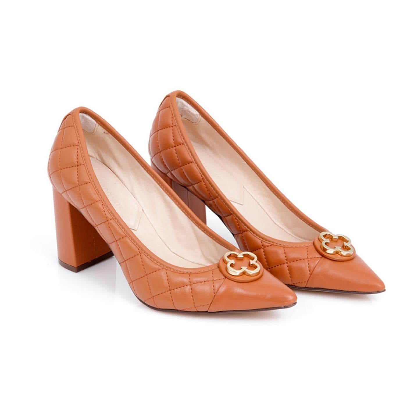 ZAPATO CERRADO 4018825 mestiço satinato camel - image