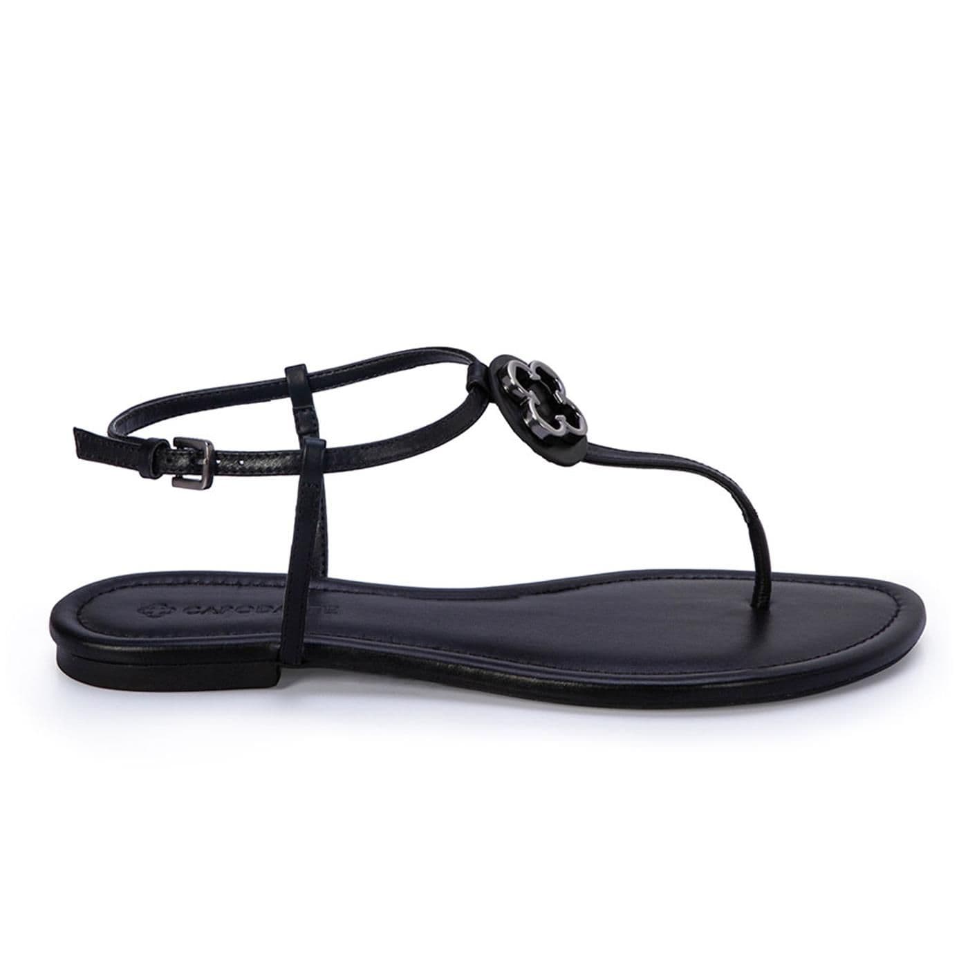 SANDALIA 4015672 mestiço satinato preto