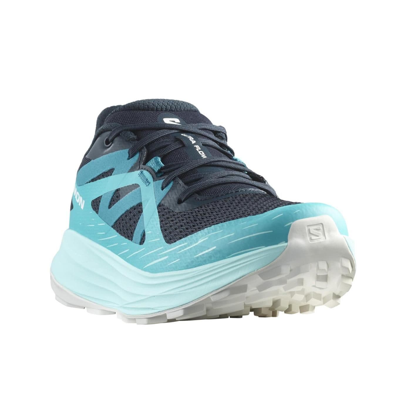 ULTRA FLOW W carbon / peacock blue / white - image