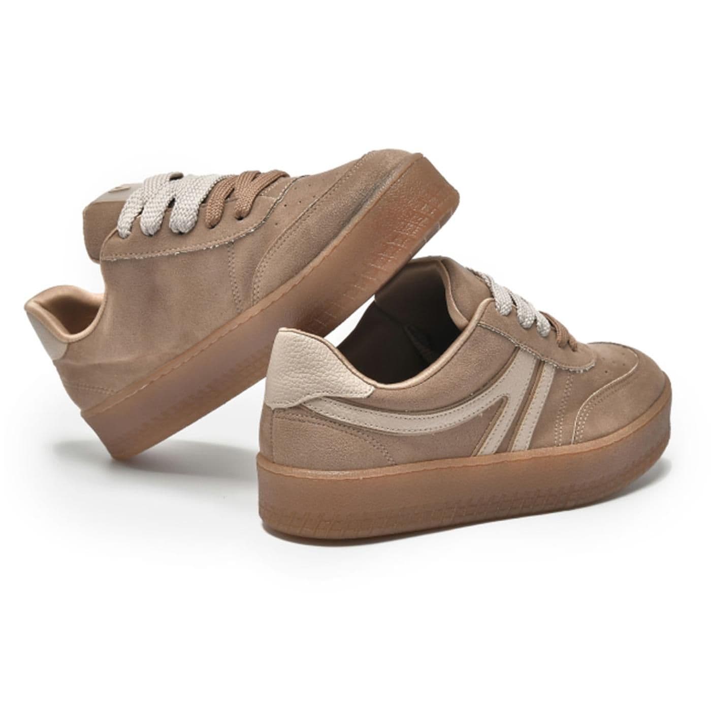 tenis casual noz moscada/ginger - image
