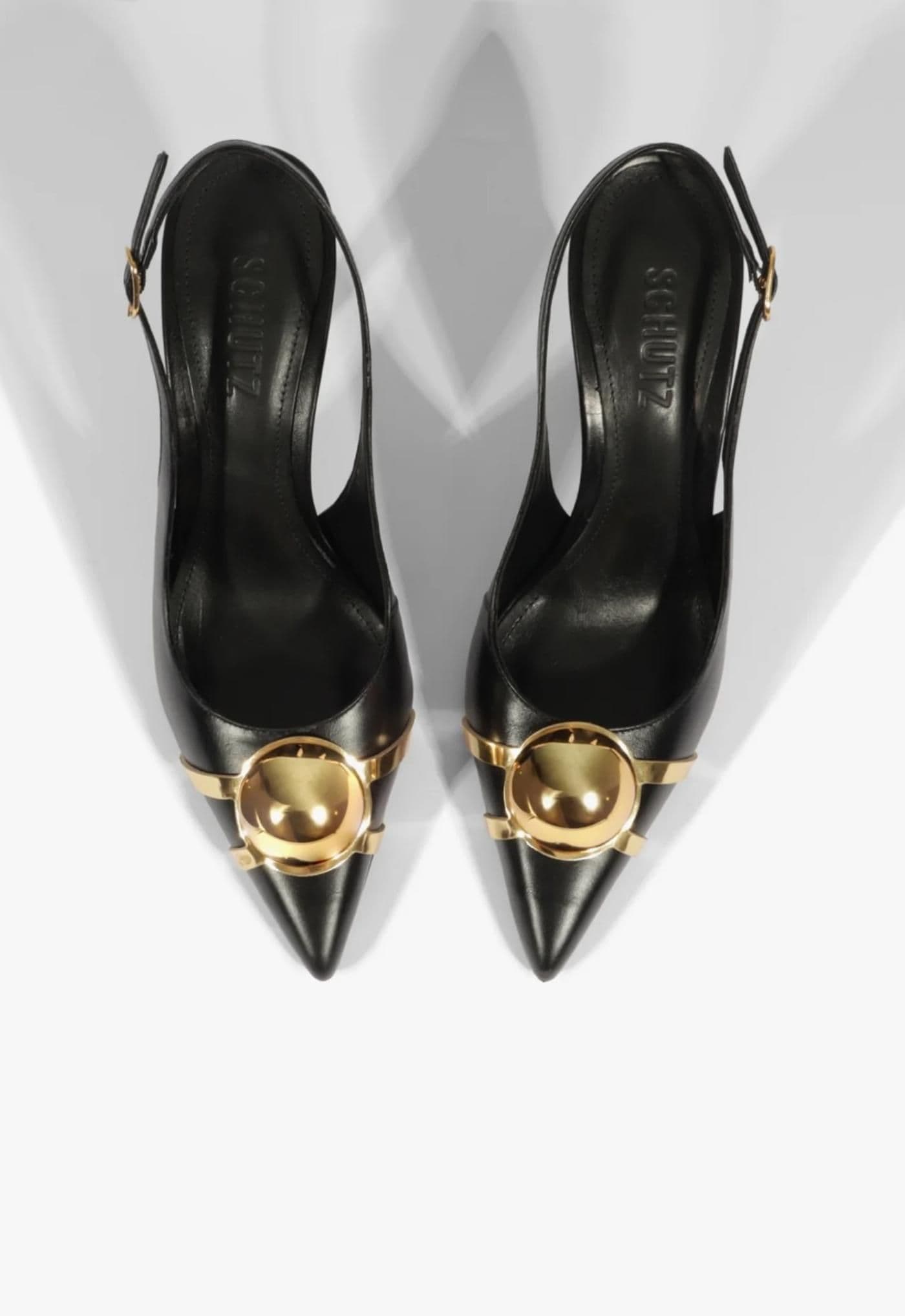 Scarpin Piel S2209400080001 x1rq4 - black/ouro claro orch - image