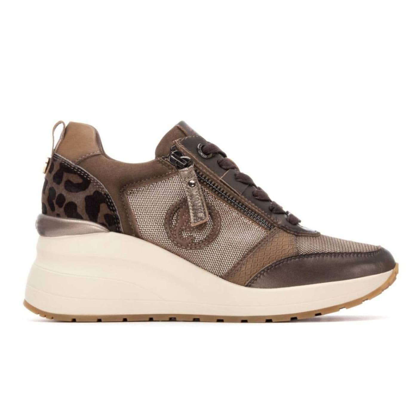 ZAPATILLA DE PIEL SRA 162521 bronce image.