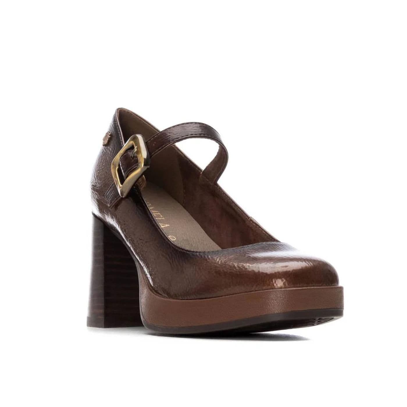 ZAPATO SRA CHAROL 162535 taupe - image