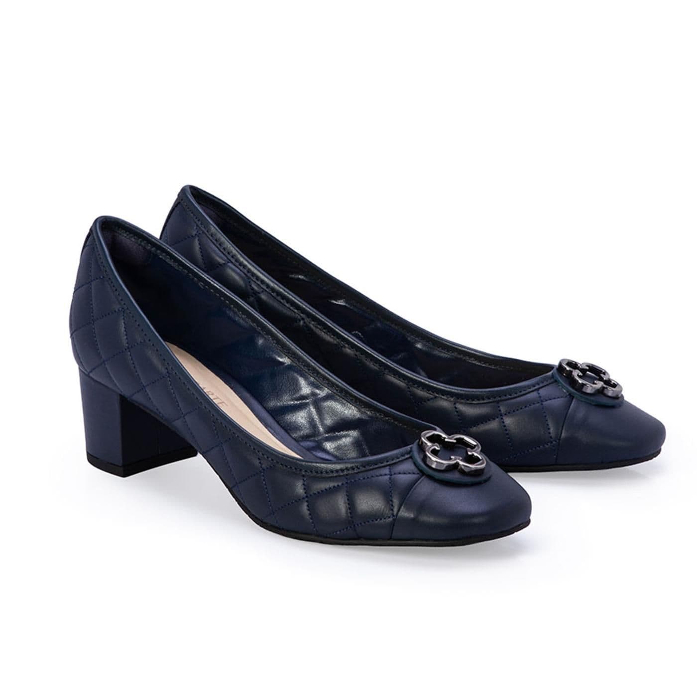 ZAPATO CERRADO 4008685 mestiço satinato marinho azurro - image