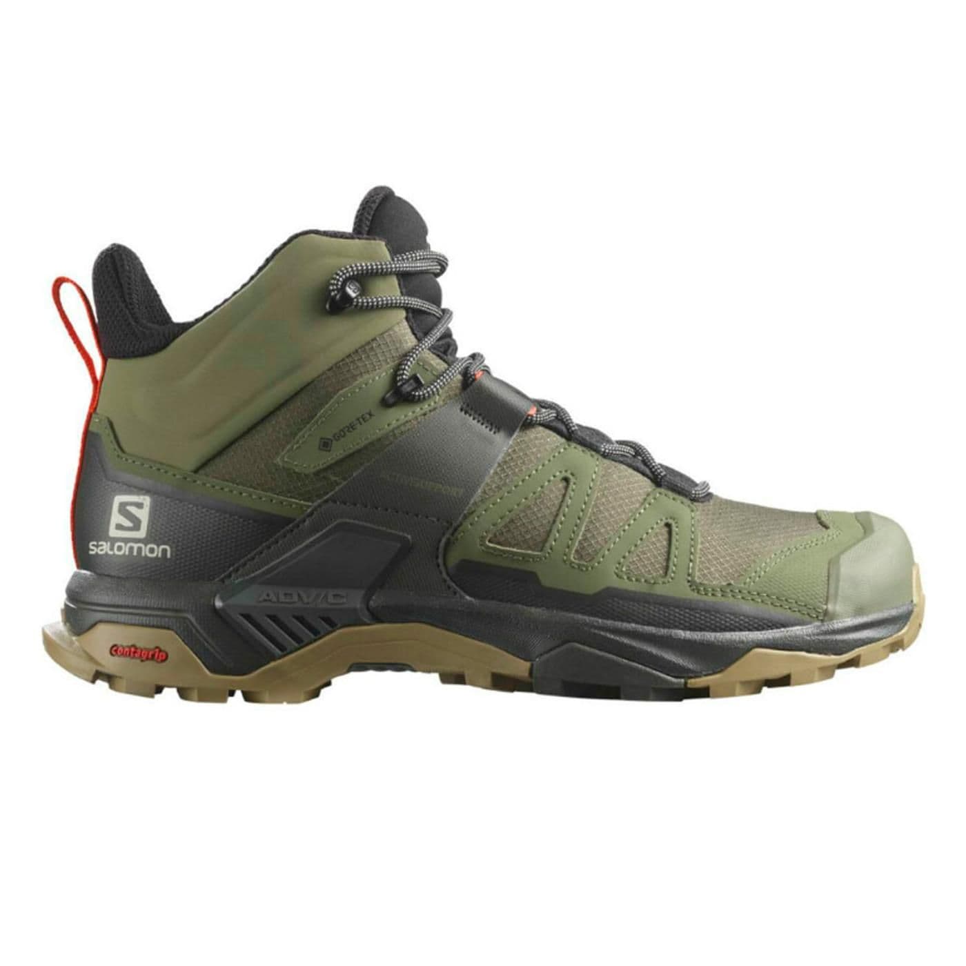 X ULTRA 4 MID GORE-TEX deep lichen green / peat / kelp image.