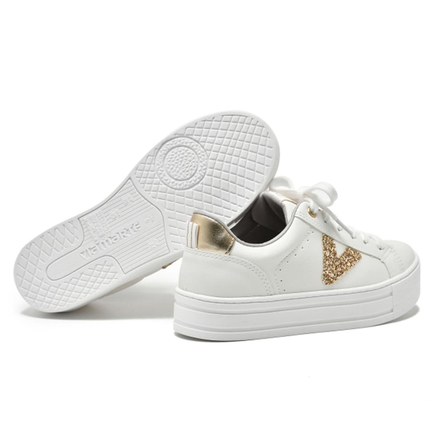 ZAPATILLA 010-004-02 milk /gold /gold - image