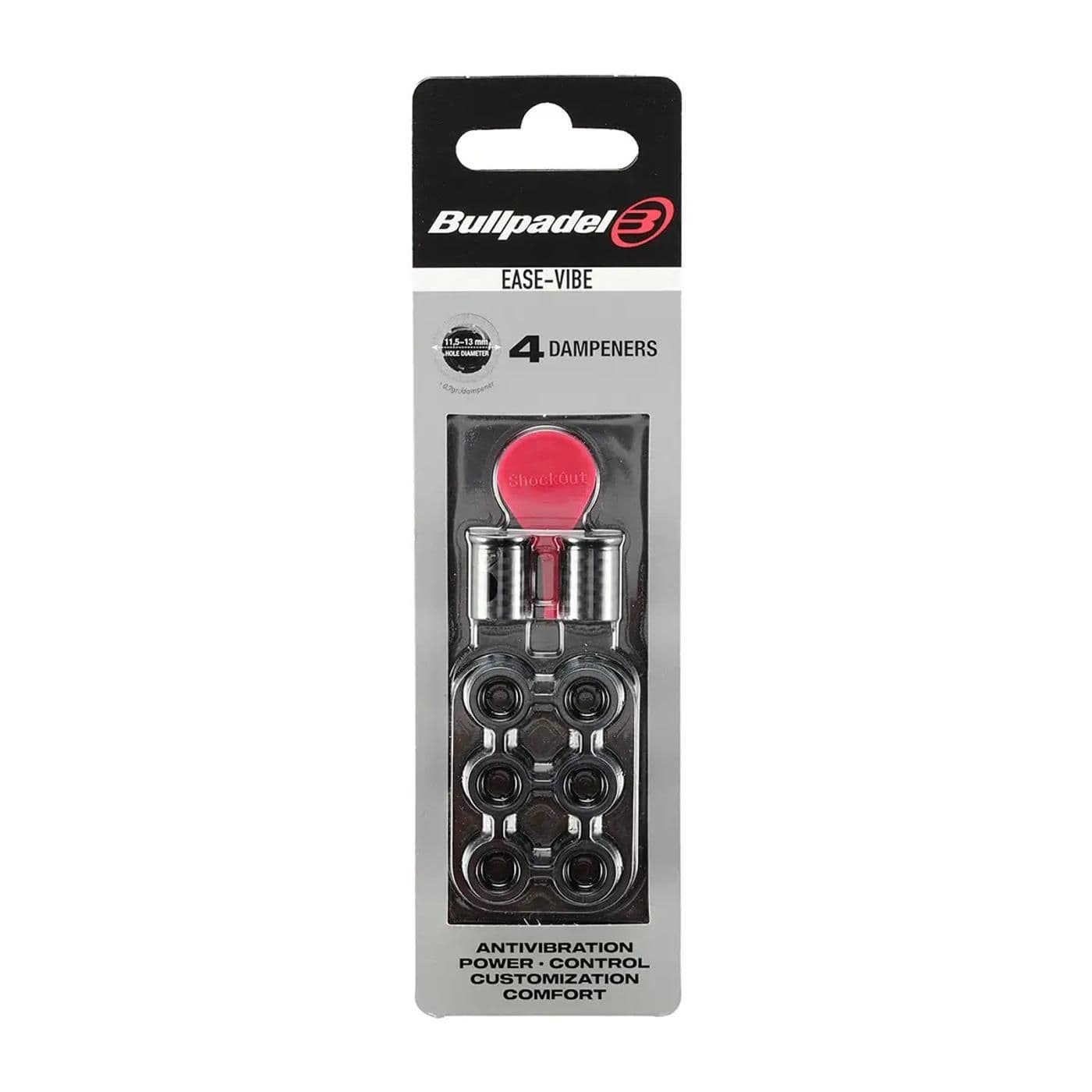 BLISTER (4 UDS) ANTIVIBRADOR EASE VIBE BULLPADEL  image.