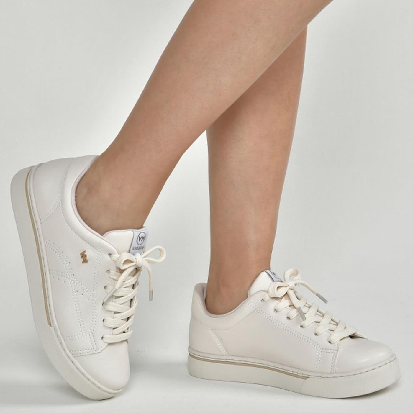 tenis casual 016-008-04 marfim i23 - image