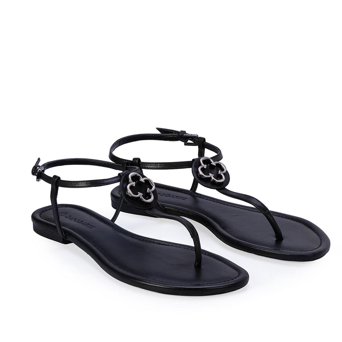 SANDALIA 4015672 mestiço satinato preto - image