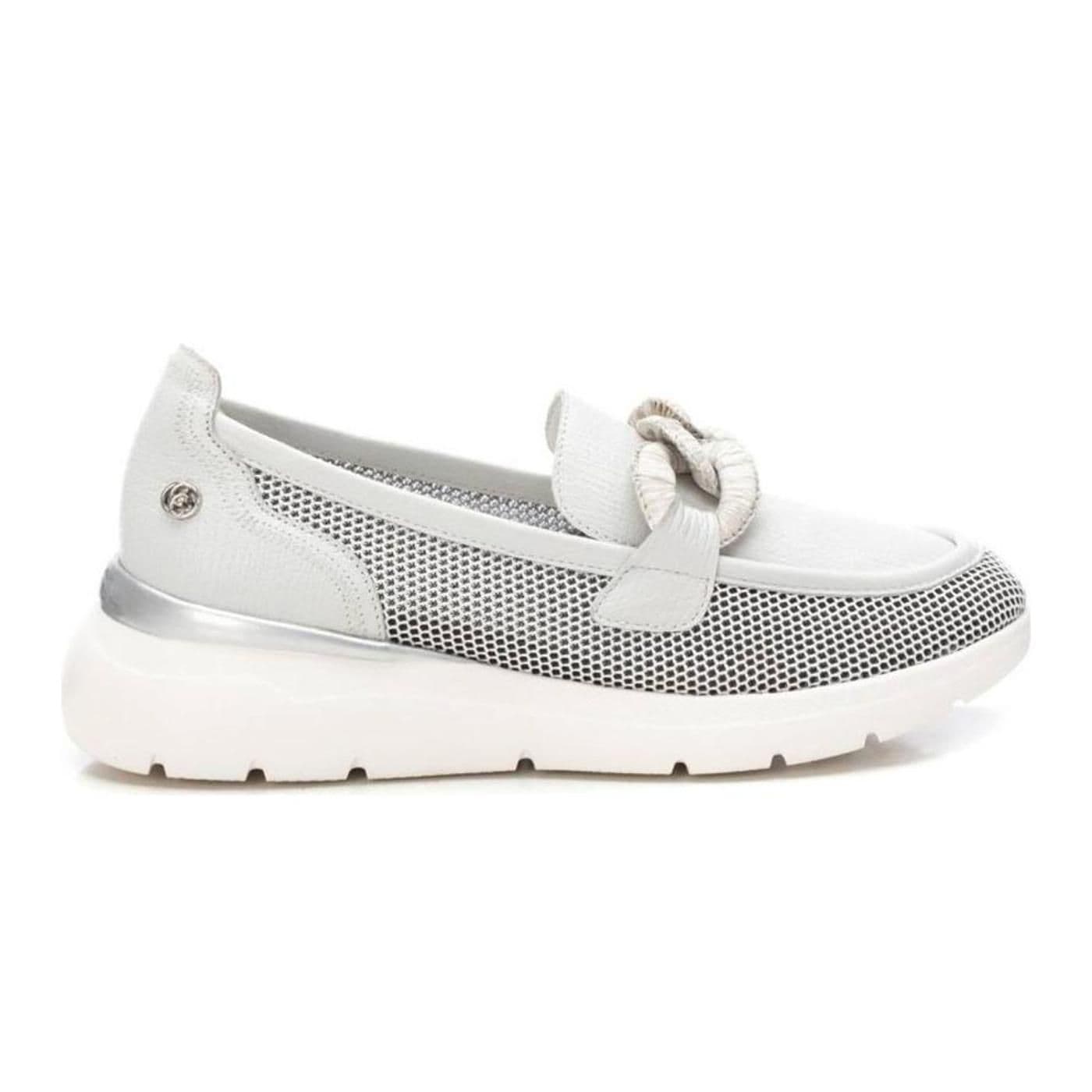 MOCASIN DE PIEL SRA 162270 hielo