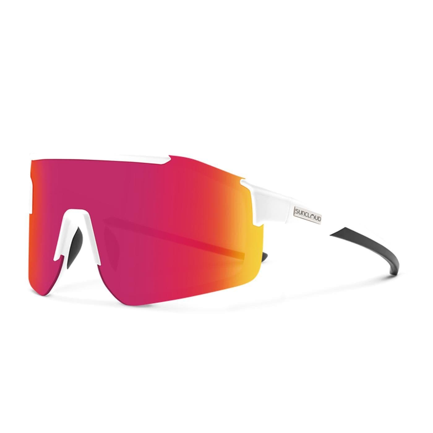 Domain white + polarized red mirror lens