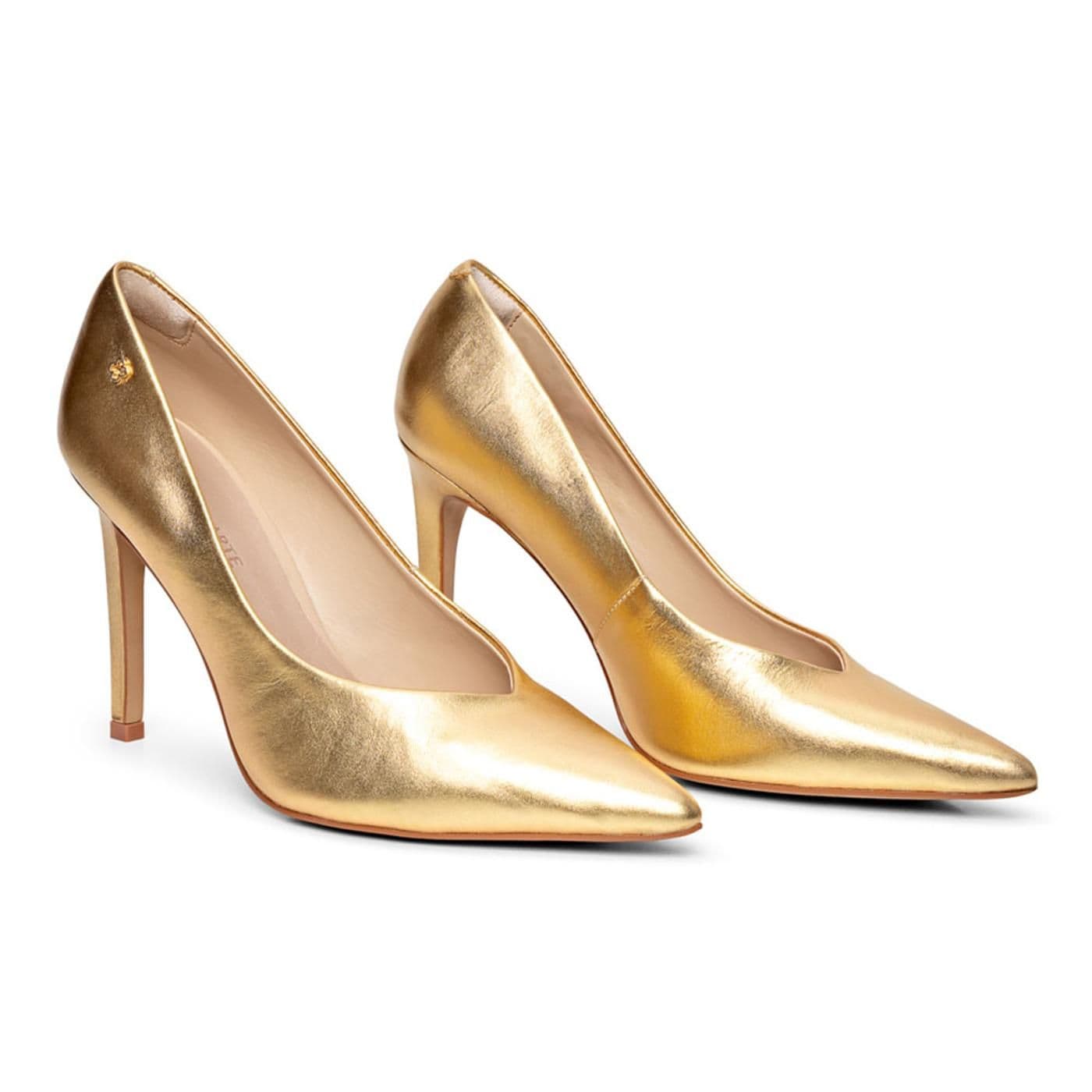 STILETO 4008379 mestiço metalizado ouro claro - image