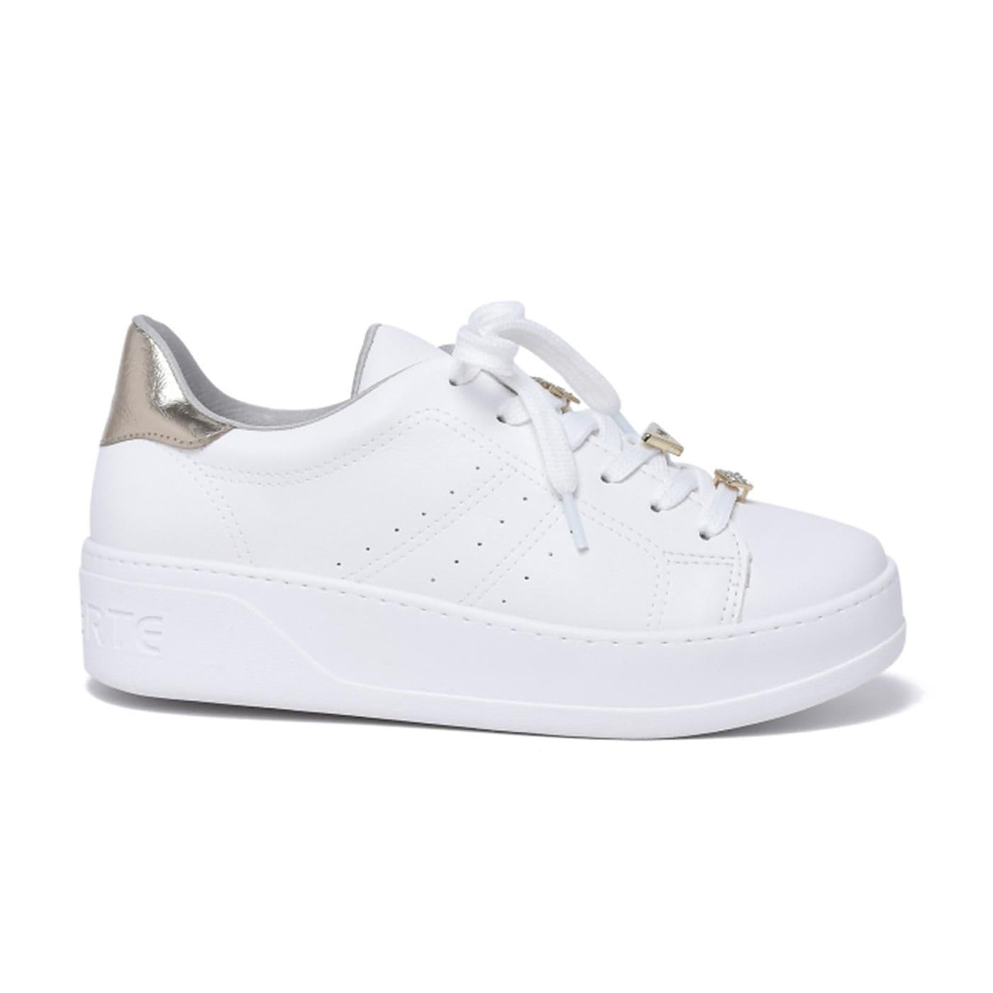 23-1502-01 NAPA/REFLEXO/ ZAPATILLA branco/dourado - image