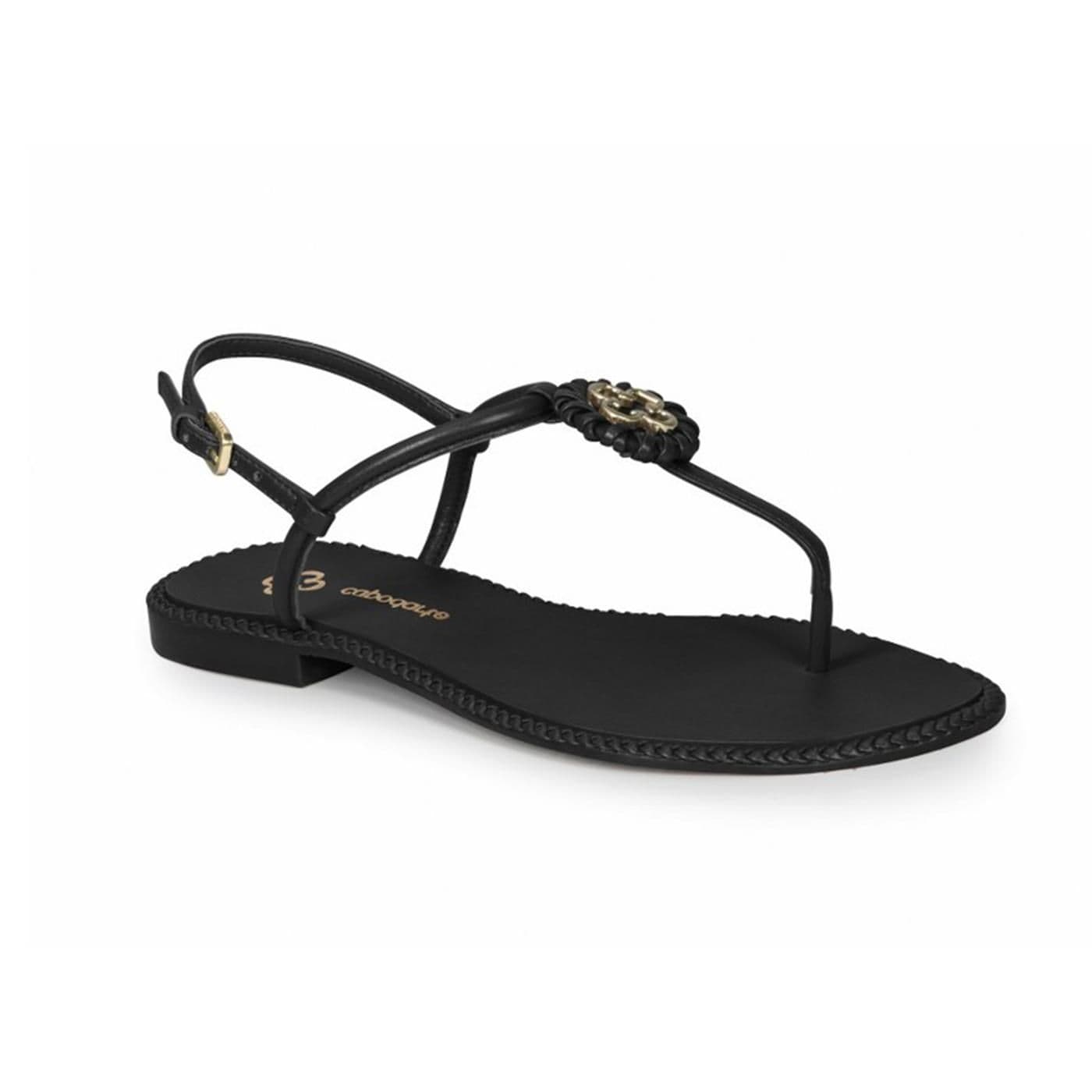 4017078-4 SANDALIA BAJA preto image.