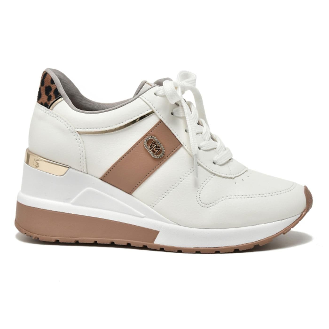 ZAPATILLA 046-006-05 milk /frapuccino /frapuccino /dourado - image